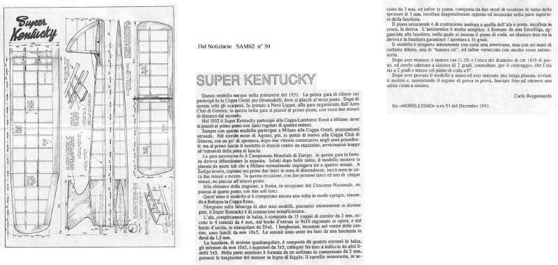 Motomodello Super Kentucki di Bergamaschi C.
